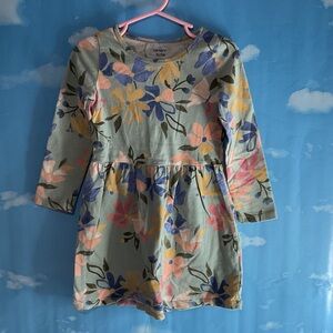 Carter's Floral Dress - Blue, Pink, Yellow
